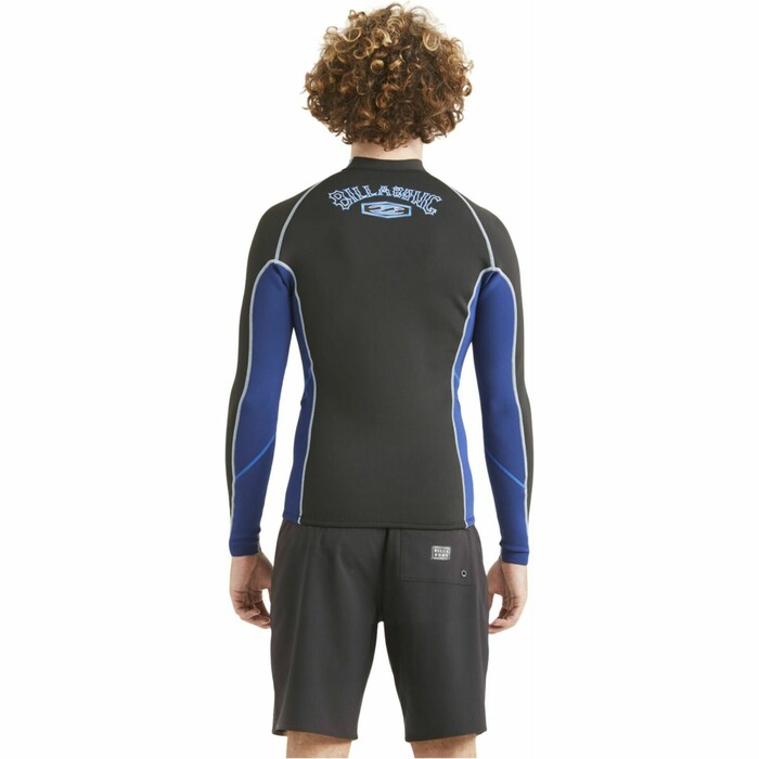 2024 Billabong Männer Absolute 1mm Wetsuit Top ABYW800118 - Dark Royal